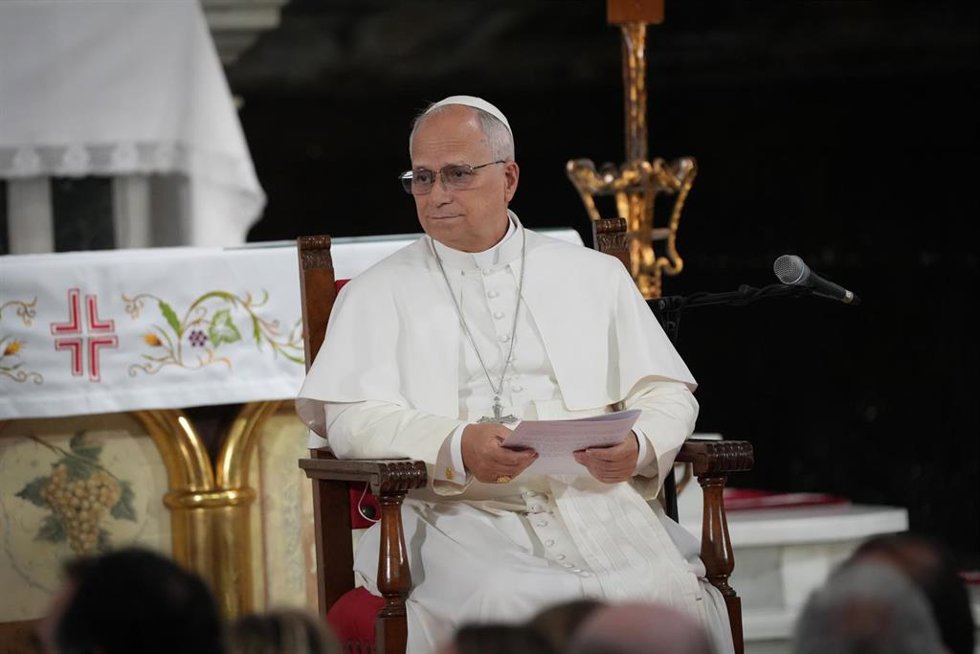 El Papa León XIV  