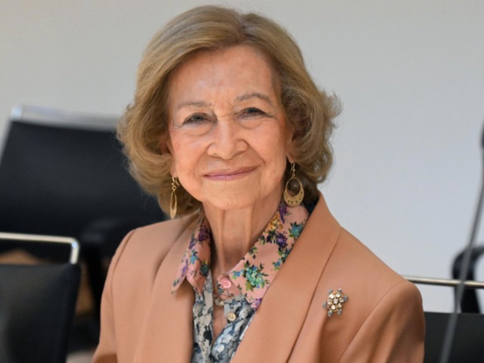 La Reina Sofía durante la reunión anual del Círculo Internacional de la Escuela Superior de Música Reina Sofía, en el Auditorio 400 del Museo Nacional Centro de Arte Reina Sofía, a 10 de junio de 2026, en Madrid (España).