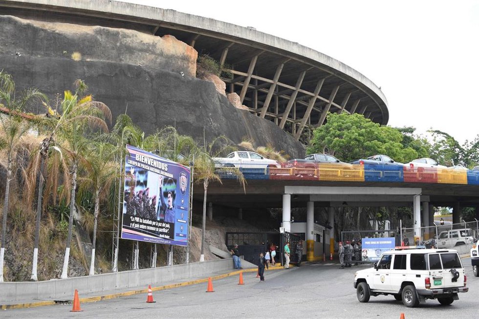 Archivo - Vista general de El Helicoide, en Caracas  