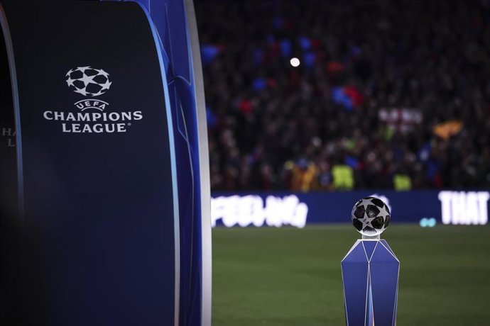 Archivo - El FC Barcelona presenta su candidatura para organizar la final de la Champions League de 2029 en el Camp Nou.