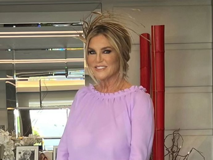 Archivo - Susana Uribarri llega al palacio El Rincón para asistir a la boda de Tamara Falcó e Íñigo Onieva, a 8 de julio de 2023, en Madrid (España)