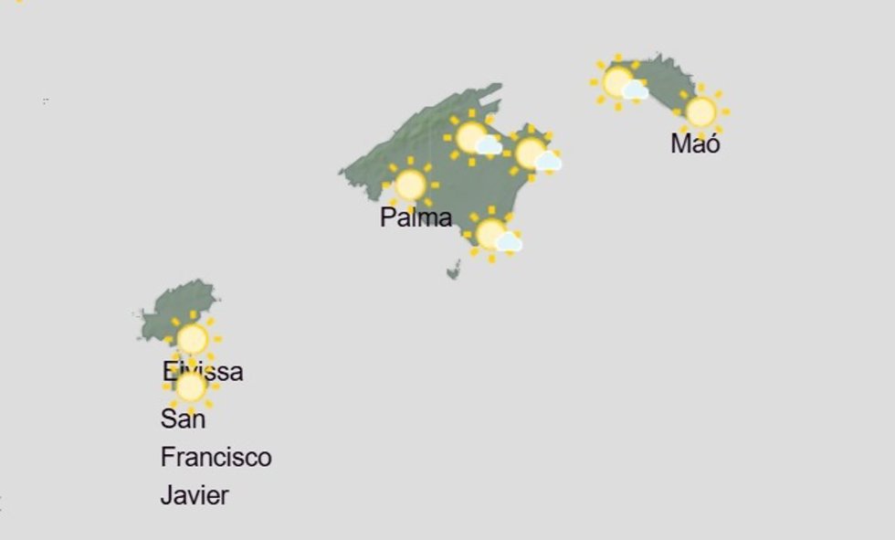 El tiempo hoy, jueves 11 de junio, en Baleares.