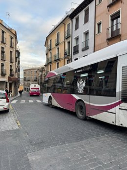 Archivo - Autobuses municipales deToledo.
