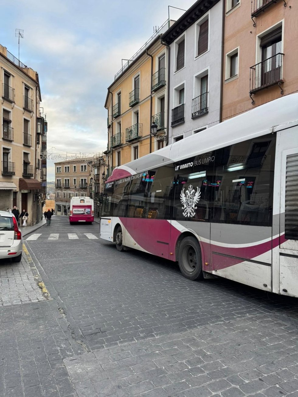 Archivo - Autobuses municipales deToledo.