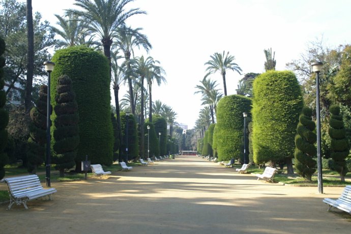 Parque Genovés en Cádiz.