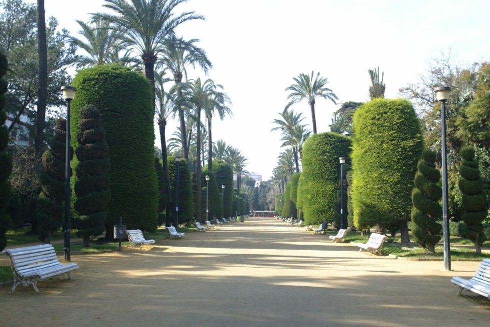 Parque Genovés en Cádiz.
