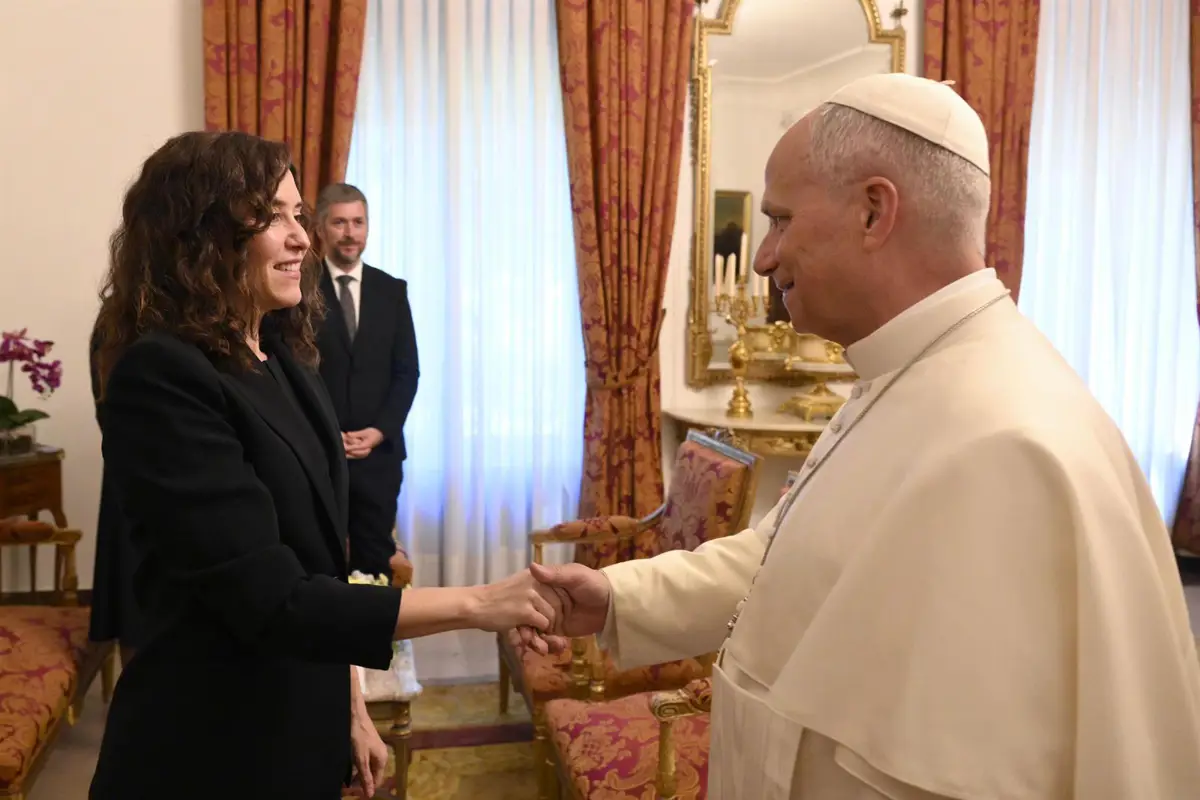 León XIV recibe a Isabel Díaz Ayuso