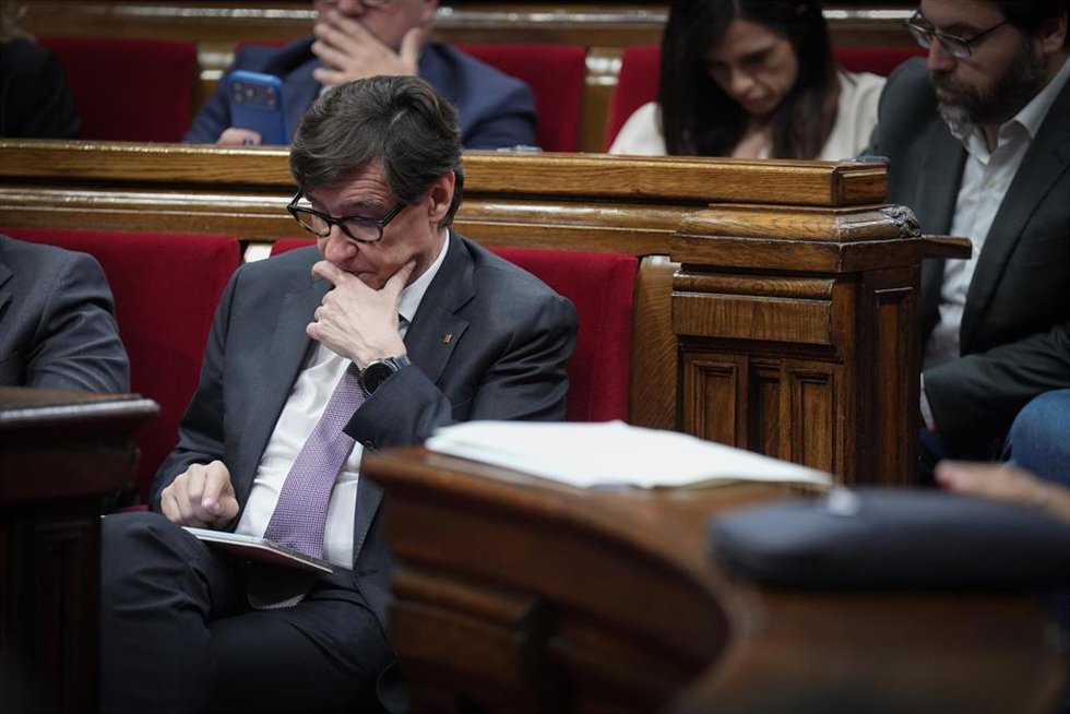 Archivo - El presidente de la Generalitat, Salvador Illa
