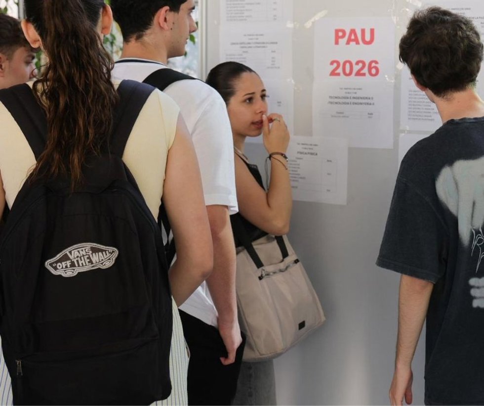 Imagen de la PAU 2026 en la Comunitat Valenciana.