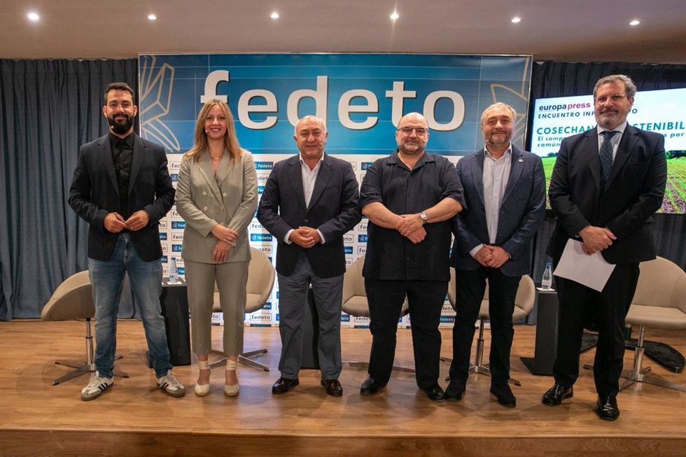 Encuentro informativo organizado por Europa Press 'Cosechando sostenibilidad' celebrado en la sede de Fedeto.