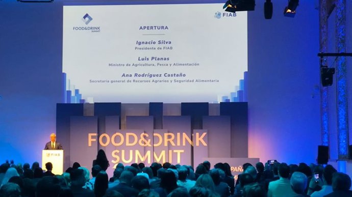 El presidente de FIAB, Ignacio Silva, en la inauguración del Food&Drink Summit