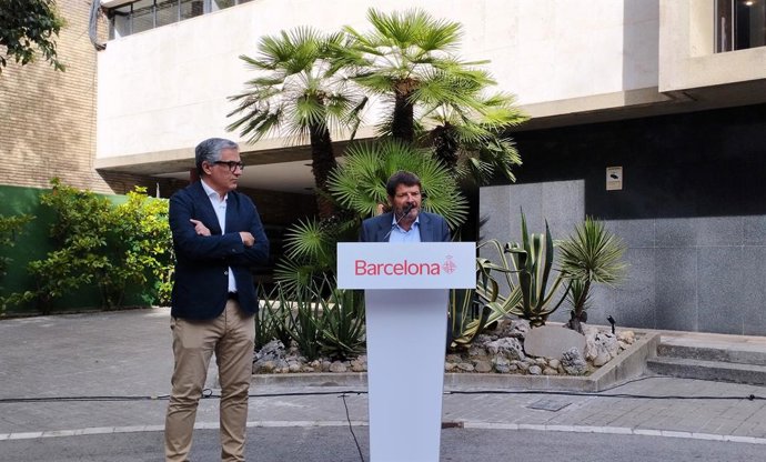 Batlle en una roda de premsa