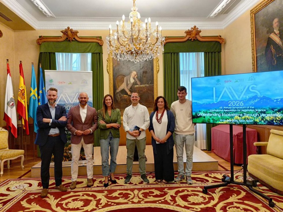 Presentación del 68 Annual Symposium of the International Association for Vegetation Sciencie (IAVS), que se celebrará en Laboral Ciudad de la Cultura, del 22 al 26 de junio.