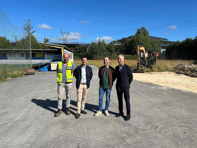 Siero inicia las obras de un aparcamiento de 43 plazas en las instalaciones deportivas de Lieres