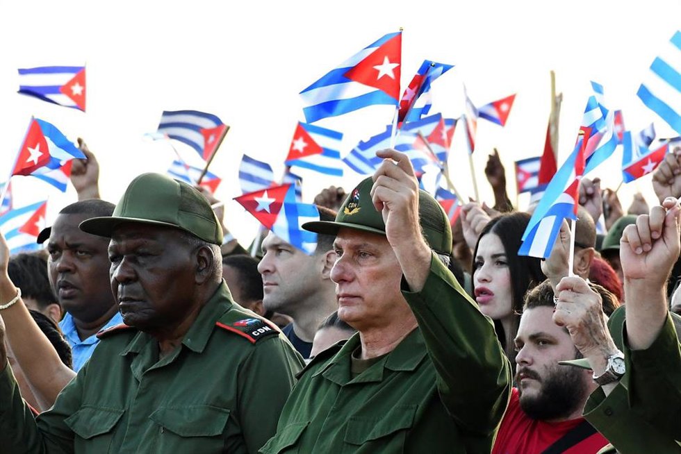 El presidente de Cuba, Miguel Díaz-Canel