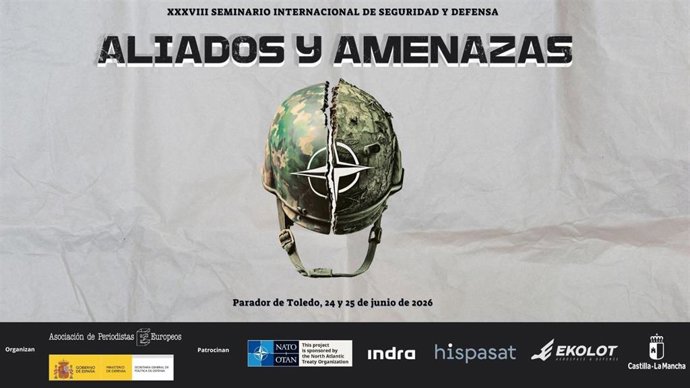 Cartel de la XXXVIII edición del Seminario Internacional de Seguridad y Defensa.