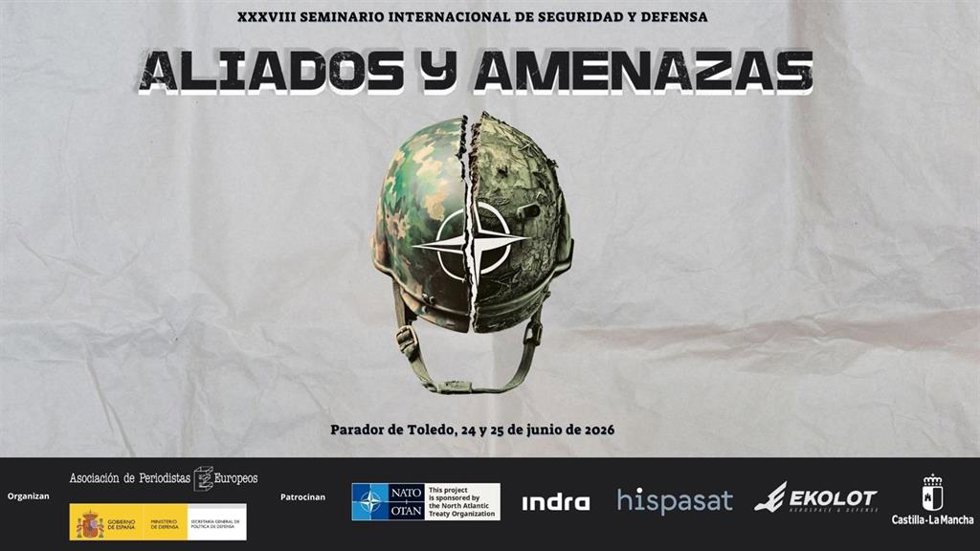 Cartel de la XXXVIII edición del Seminario Internacional de Seguridad y Defensa.