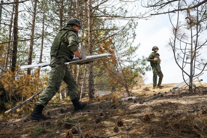 Militares del Ejército de Rusia en la provincia ucraniana de Jersón, parcialmente ocupada en el marco de la invasión desatada en febrero de 2022 (archivo)