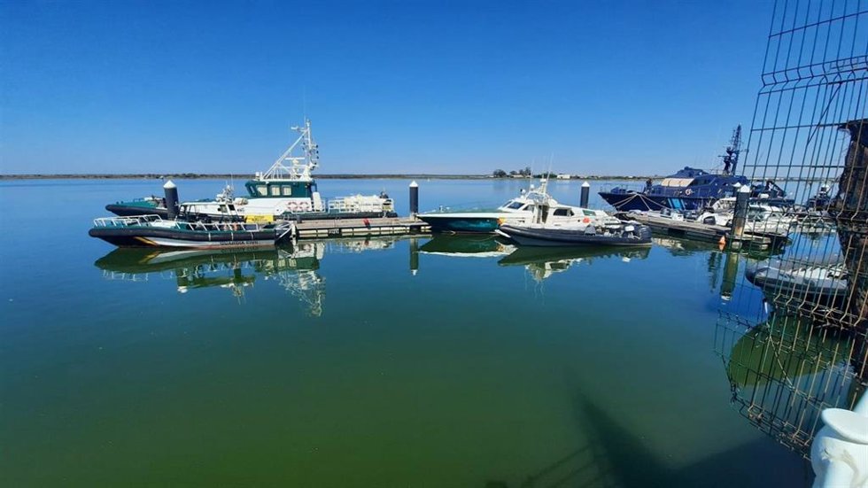 Embarcaciones del Servicio Marítimo de la Guardia Civil de Huelva.
