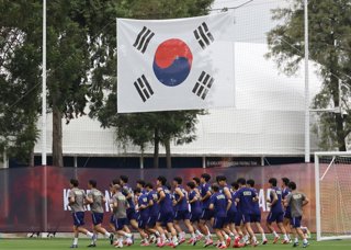 08 June 2026, Mexico, Zapopan: South Korean men's national football team train during their pre-World Cup camp in Zapopan, near Guadalajara, Mexico. Photo: -/YNA/dpa