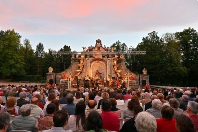 Patrimonio Nacional celebra el Día Europa con un concierto extraordinario en los Jardines de La Granja (Segovia).