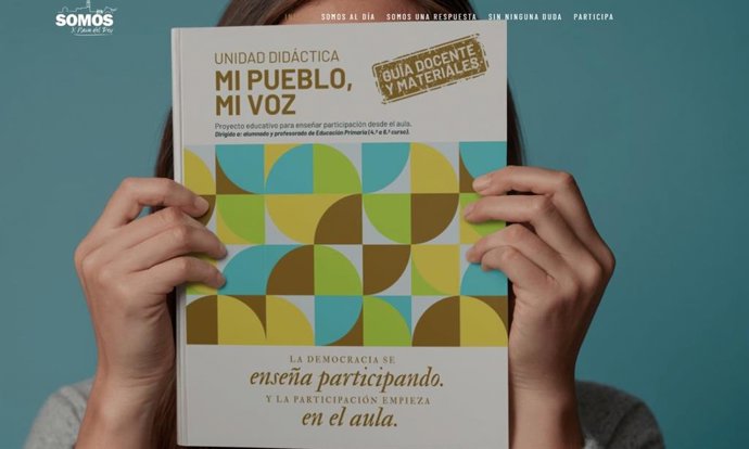 Web de la formación política.