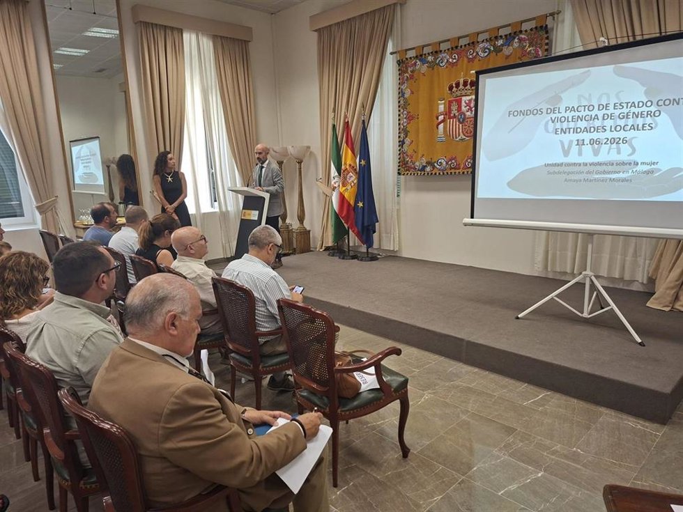 El Gobierno destina 920.000 euros a ayuntamientos de la provincia de Málaga para luchar contra la violencia machista.