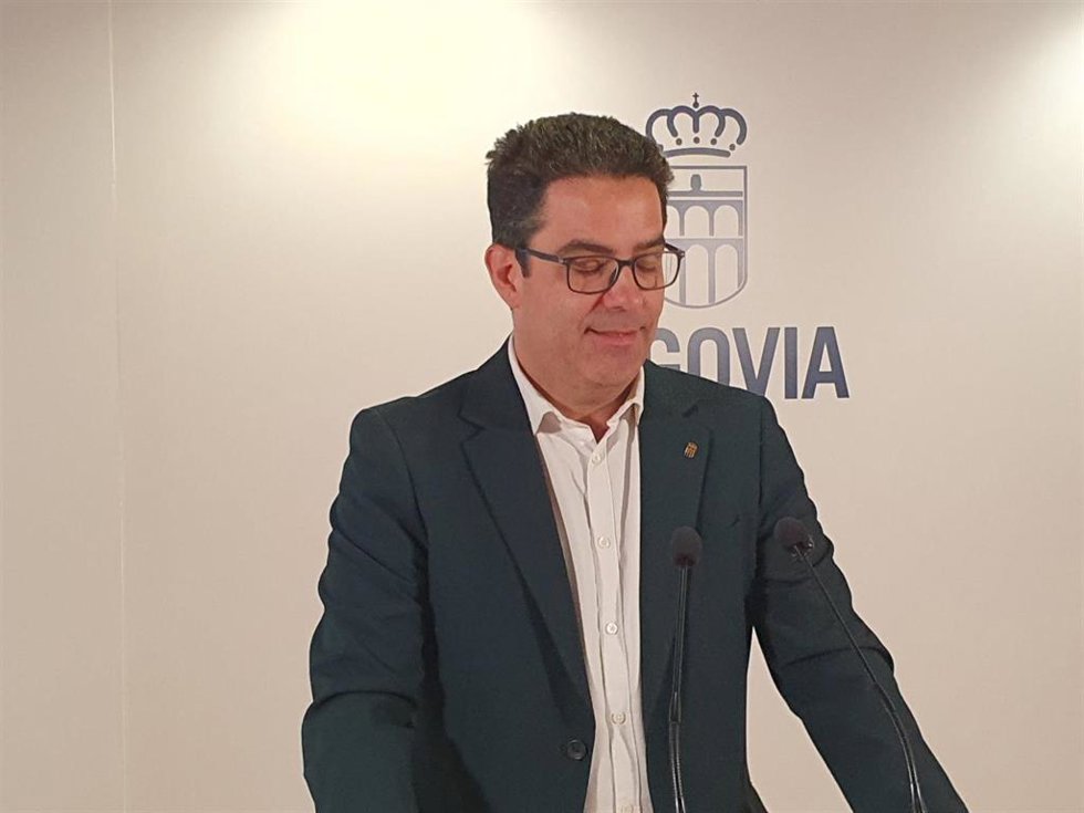 El concejal portavoz José Luis Horcajo.