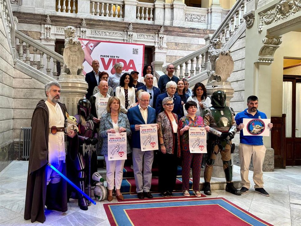La Junta General acoge el acto de celebración del XXII Día Mundial del Donante de Sangre 2026.
