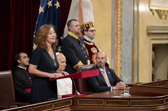 La presidenta del Congreso, Francina Armengol