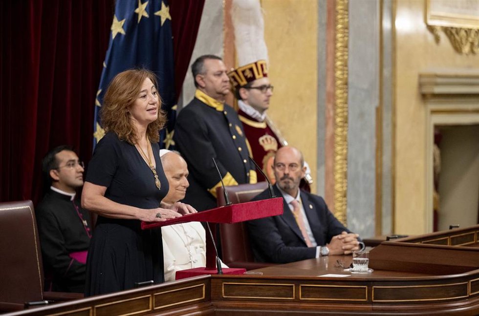 La presidenta del Congreso, Francina Armengol