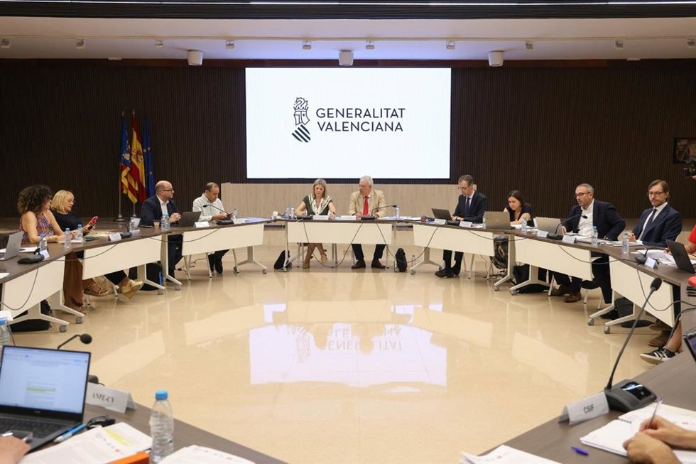 Mesa de negociación.