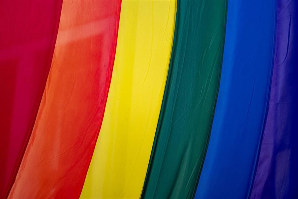 Archivo - Colores arco iris del colectivo LGTBI