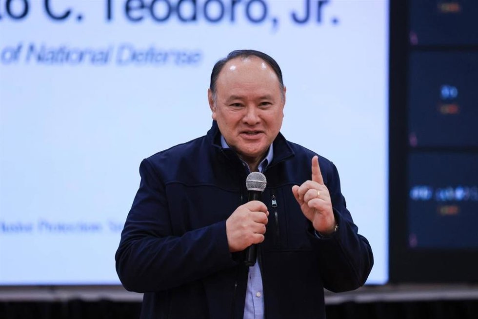 El ministro de Defensa filipino, Gilberto Teodoro Jr.