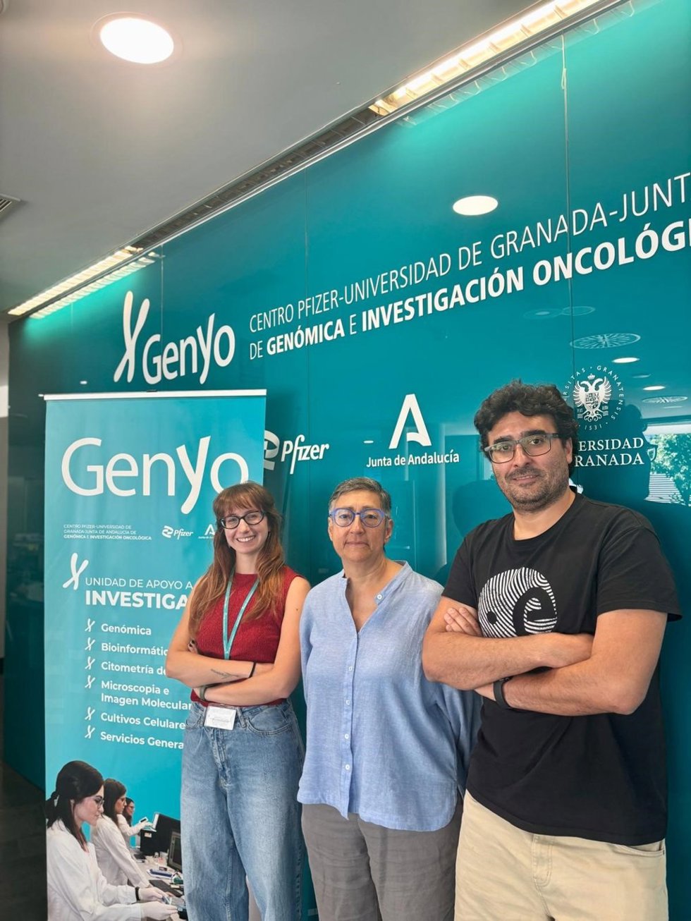 Investigadores del centro Genyo