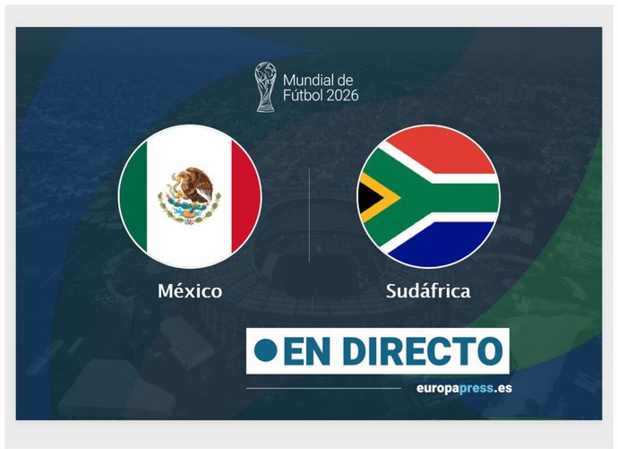 Onces Iniciales probables: México - Sudáfrica: resumen y estadísticas del partido de la jornada 1 de Copa Mundial de la FIFA