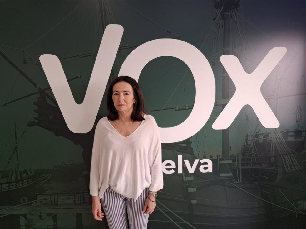 La presidente provincial de Vox en Huelva, María López.