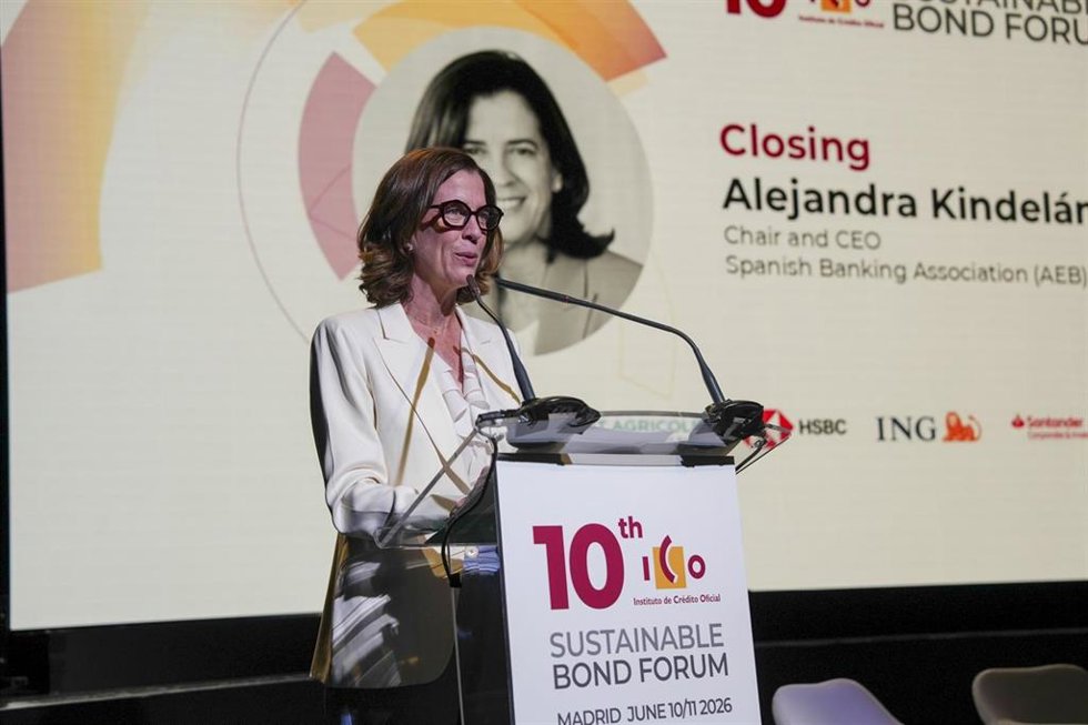 La presidenta de la AEB, Alejandra Kindelán.