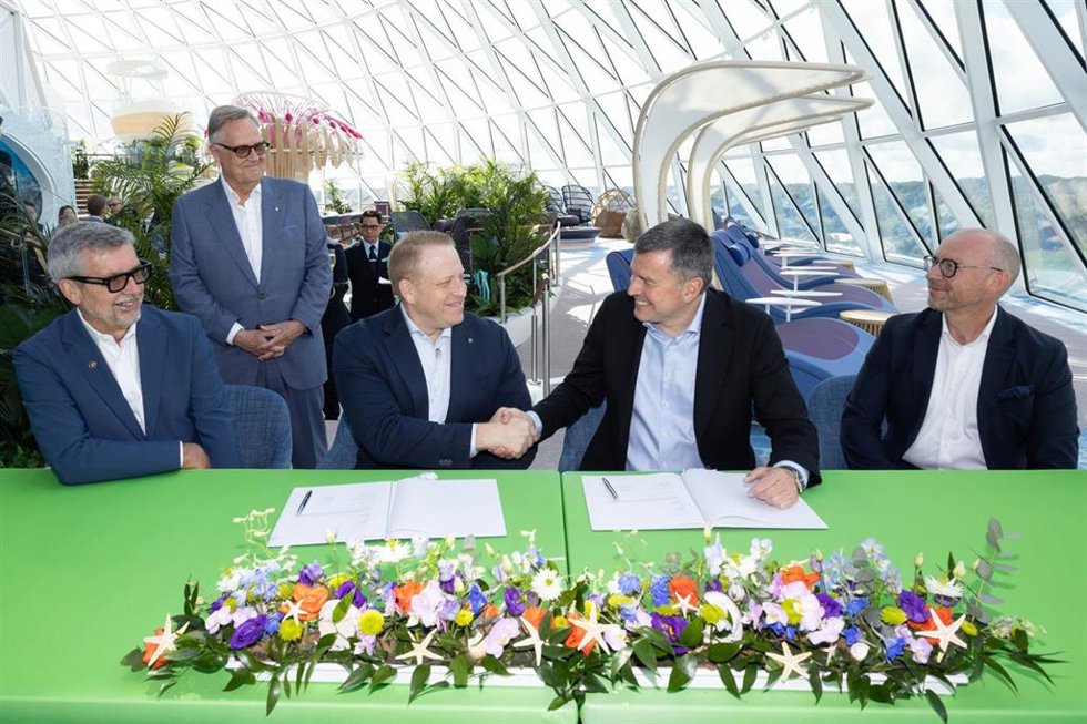 Royal Caribbean recibe el 'Legend of the Seas' en Turku (Finlandia) de cara a su debut europeo en julio de 2026