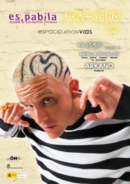 El festival 'Rap-Cons' reunirá en Espacio Vías (León) a Xía, Anier y Arkano los días 19 y 20 de junio.