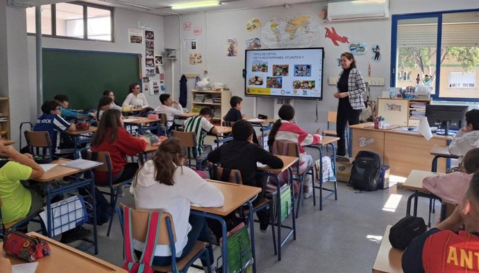 Un taller de Alimentación Saludable en un centro educativo.