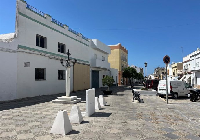 Cruz ubicada en la calle Calvario en la ciudad de Rota (Cádiz)