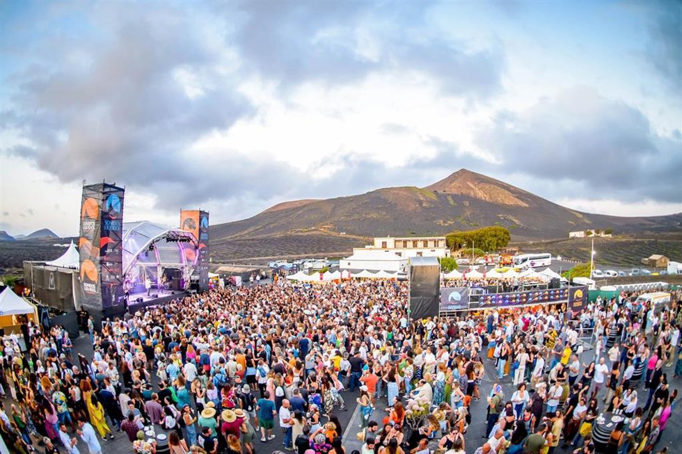 Instántanea del festival Sonidos Líquidos, en la isla de Lanzarote.