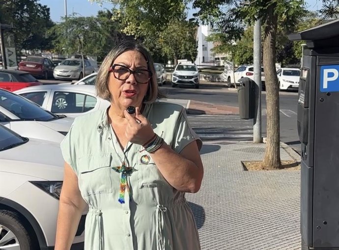 La portavoz de la coalición Con Andalucía en el Ayuntamiento de Huelva, Mónica Rossi.