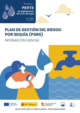 Cartel informativo del Plan de Gestión del Riesgo por Sequía.
