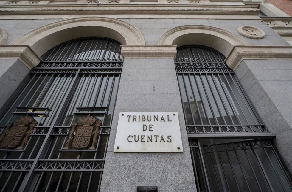 Archivo - Fachada de la sede del Tribunal de Cuentas