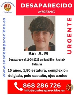 Cartel de la desaparición.