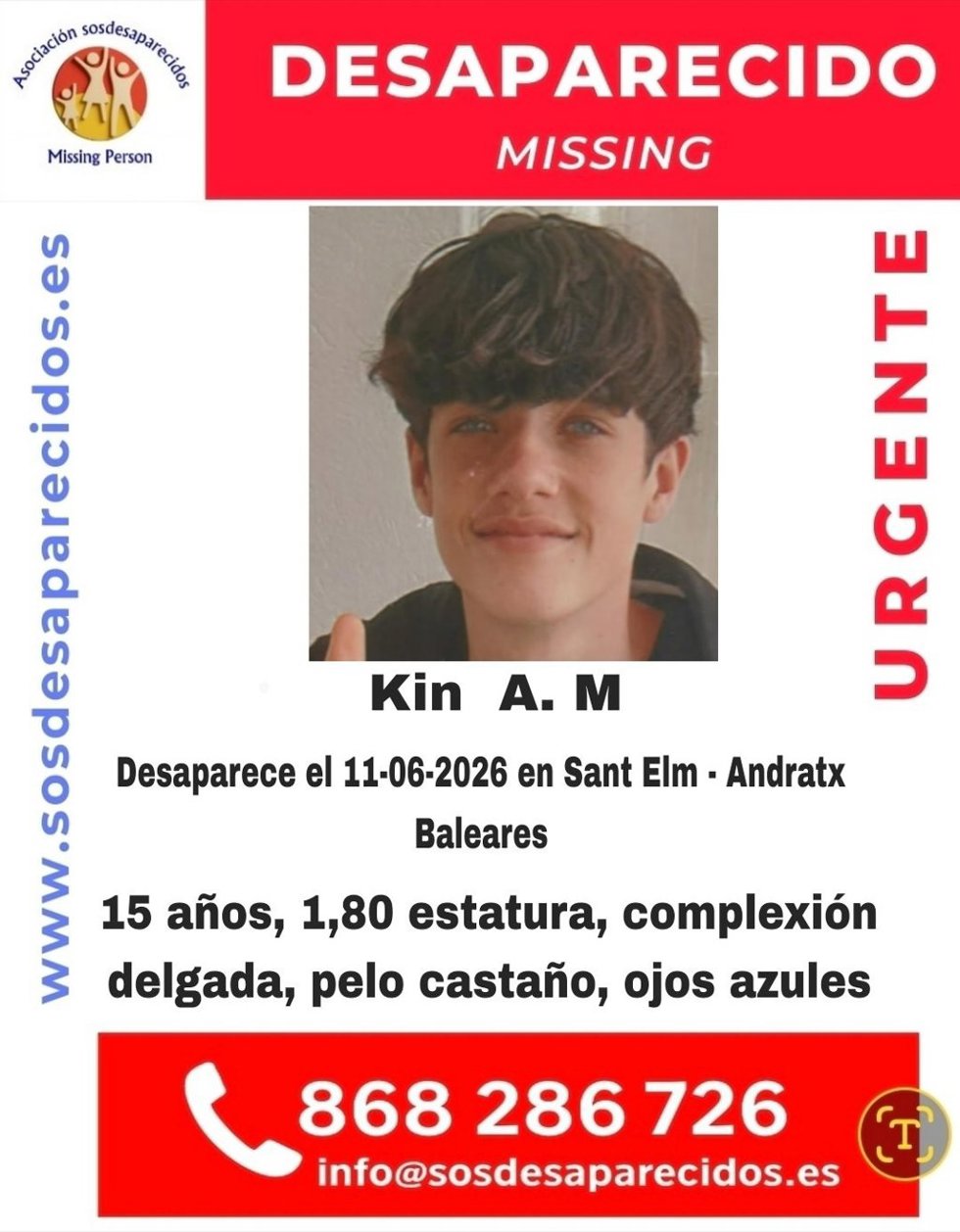 Cartel de la desaparición.