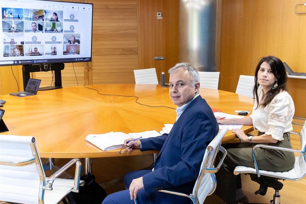 La conselleira de Vivenda e Planificación de Infraestruturas, María Martínez Allegue, participa en la conferencia sectorial de vivienda por videoconferencia