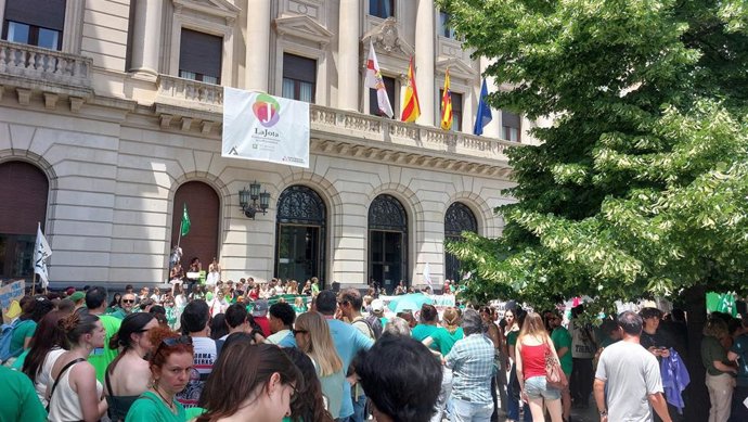 Manifestación de la Plataforma en Defensa de la Escuela Pública.